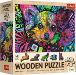 PUZZLE DREW 501EL TREFL COLORFUL PUPPY PUD6