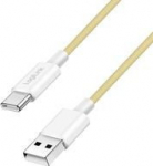LogiLink USB-A - USB-C 1.5m w nylon braided yellow - kabel LogiLink USB 2.0 - USB-C 1.5m M/M nylon braid, ż&oacute;łty