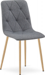 Leobert Krzesło LIBRA - dark gray fabric / wood color legs x 1