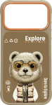 Case Nimmy Cool&Cute 2.0 Bear do iPhone 17 Pro bezowy