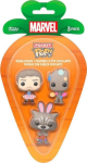 Funko 3-Pack Carrot Pocket Pop!: Guardians of the Galaxy Vinyl Figures