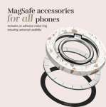 MIO Soft Terrazzo Magsafe Case Compatible Ring Holder, light brown