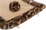Beeztees Leo, scratching mat, dla kota, brown, 55 x 35 cm