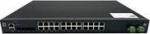 LevelOne Industr.PoE Switch 24xGE PoE/+ 370W Managed L2