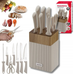 Klausberg KNIFE SET W ACACIA BLOCK KB-7984