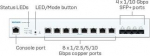 Sophos CS1010-8FP - Switch - managed - 8 x 10 Gigabit Ethernet + 4 x 1 Gigabit / 10 Gigabit SFP+ - an Rack mountable - PoE++ (410 W)