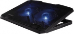Hama "Black" - Notebook-St&auml;nder - with 2 Fans - 39.6 cm (15.6")