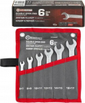 Forcekraft A set of flat wrenches 6el. (6-17mm) on the sheet
