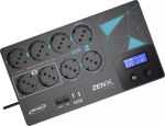 Infosec Zasilacz awaryjny UPS ZEN-X Master 800, 800VA, 480W, 8x FR/Schuko