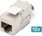 DIGITUS CAT 6A Keystone Shielded module, tool-free. 12 Stk
