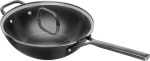 ZWILLING Milano Wok with Glass Lid 30 cm, Black