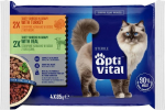 OPTIVITAL Sterile Turkey and veal - wet cat food - 4x85g