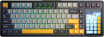 Aula Keyboard AULA Keyboard gasket L99 Gray+Orange+Deep Gray Raindrop switch RGB