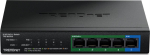 TRENDnet Switch 5-Port 2.5G PoE++ Unmanaged WallMount