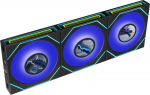 Lian Li UNI FAN SL-INF LCD FLEX Wireless L&uuml;fter, ARGB and LCD - Reverse Blade, 120mm, schwarz, 3er-Pack with Controller