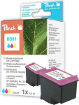 Peach Patrone HP Nr.301 (CH562EE) color no ink level chip remanufactured