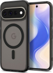 &Uuml;mbris Ultra Hybrid (MagFit), Google Pixel 11 Pro XL, matt l&auml;bipaistev musta &auml;&auml;re ja Qi2/MagSafe ringiga, Spigen