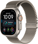 Apple Watch Ultra 4 49mm Titanium Natural Milanese Loop L