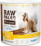 VETEXPERT Raw Paleo Vital Pro Skin & Coat Turkey Medium Large Mono - dog treat - 100g