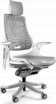 Unique Wau TPE-8 office chair, grey/white elastomer