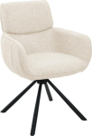 Chair GRANE rotating, creamy white
