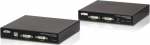 ATE ATEN USB DVI Dual display HDBaseT&trade; 2.0 KVM Extender (1920 x 1200 with 100 m), Sender and receiver, Kabelgebunden, 150 m, Cat5, Cat5e, Cat6, Cat6a, 1920 x 1200 Pixel, 1600x1200, 1920x1200, 1920x1080
