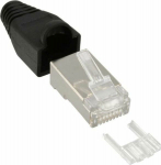 InLine Plug RJ45, 8P8C, czarny 10 szt (74510S)