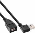 Cable USB InLine USB-A - USB-A 2 m Czarny (34618R)