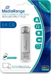 MediaRange USB-Stick 64 GB USB 3.1 combo, mit USB