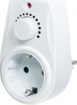 Logilink Socket adapter with dimmer white