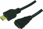 LogiLink HDMI (1.4) M/F 5.0m - extension cord LogiLink HDMI - HDMI High Speed Ethernet 5.0m v1.4 M/F
