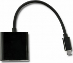 Cable USB Qoltec USB-C - HDMI 0.23 m Czarny (50375)