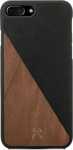 Woodcessories EcoSplit Wooden+Leather iPhone 7+ / 8+ Walnut/black eco249