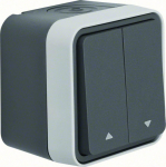 Berker 30753525 - Rocker - 1P - Grau - IP55 - CE - 250 V