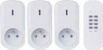 Emos Remote controlled socket Emos P0070 3xgniazda + 1xpilot 1000W IP20 White