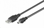 Kabel USB PremiumCord USB-A - miniUSB Czarny (ku2m02a)