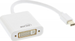 INLINE - DisplayPort-Adapter - Mini DisplayPort (M) bis DVI-D (W) - DisplayPort 1.2 - Passive, 1200p-Unterst&uuml;tzung - wei&szlig;