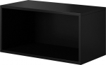 Cama MEBLE Cama open storage cabinet ROCO RO4 75/37/37 black