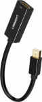 Adapter AV Ugreen Adapter / kabel Mini DisplayPort do HDMI MD112, 1080p, 20cm (czarny)
