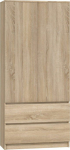 Topeshop MALWA WARDROBE SS-90 - DĄB SONOMA (MALWA WARDROBE SON KPL)