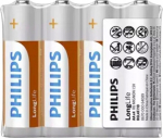 Philips LR6 LONGLIFE AA Batteries 4pcs