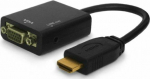 Adapter AV Savio HDMI - D-Sub (VGA) czarny (CL-23)