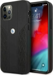 BMW BMHCP12MRSPPK Leather Curve Perforate Hardcase for iPhone 12 / 12 Pro 6.1" / black