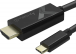Techly Adapter Kabel USB-C M auf HDMI M 2.0 4K, schwarz 5m