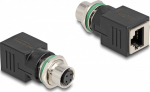 Delock Network adapter - M12 (4-pole) (W)