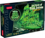 Cubic Fun Puzzle 3D Flying Dutchman glowing in the dark