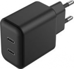 2GO Ladeger&auml;t 45W 2-Port 2x USB-C schwarz