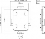 Maclean tablet wall mount white 9.7'' - 11'' (MC-469W)
