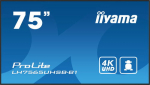 IIYAMA LH7565UHSB-B1 75IN LCD UHD, 75 3840X2160 UHD IPS PANEL HAZE