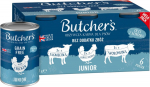 BUTCHER'S Original Junior Mega pack mix - wet dog food - 6 x 400g